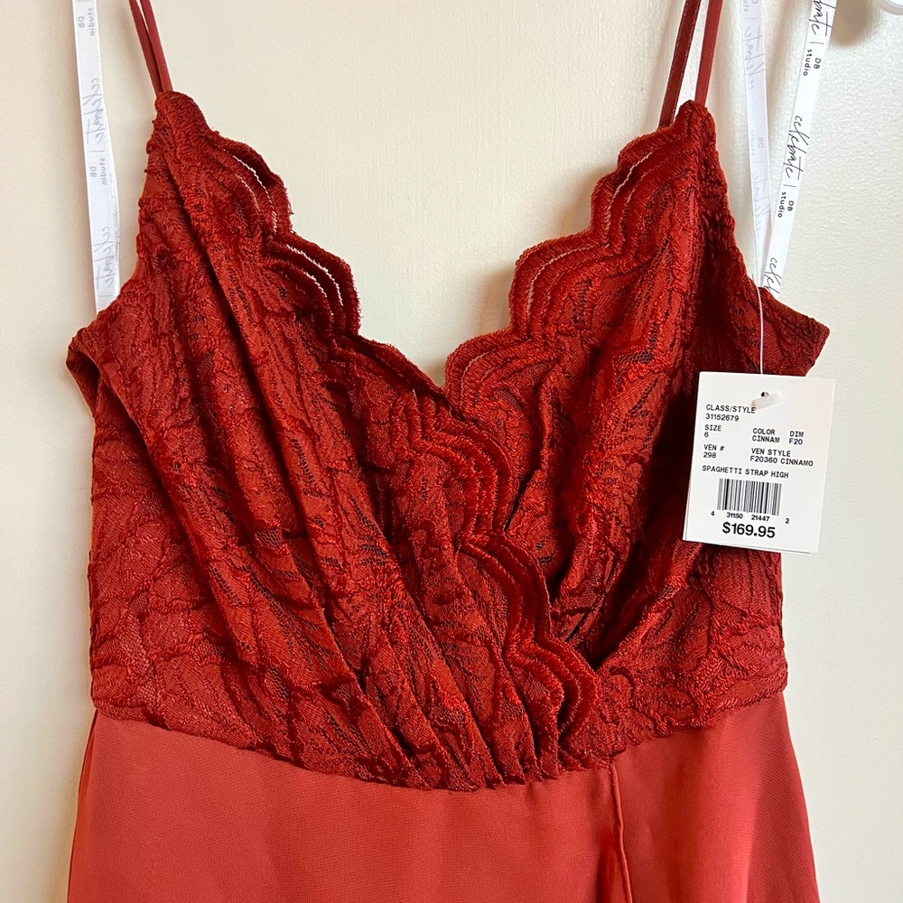 New with tags David’s bridal cinnamon bridesmaid dress